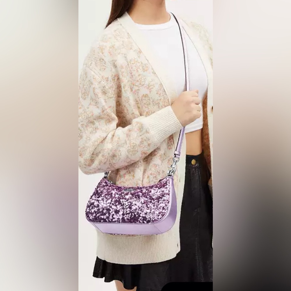 COACH Purple Sequence Bag